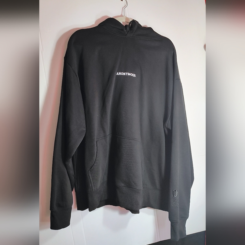 Black Anonymous Sweatshirt